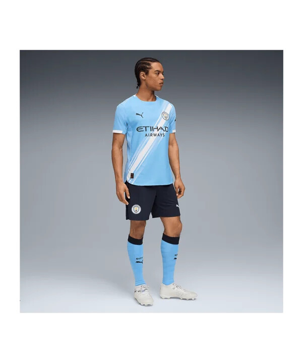 puma manchester city kratke gostujuće majice 20252026 plave f06