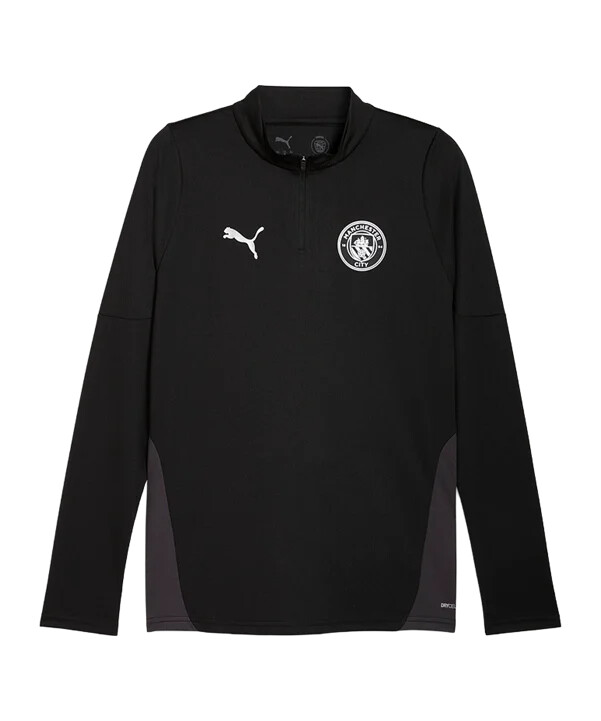 puma manchester city training 14 zip dječja majica crna f14