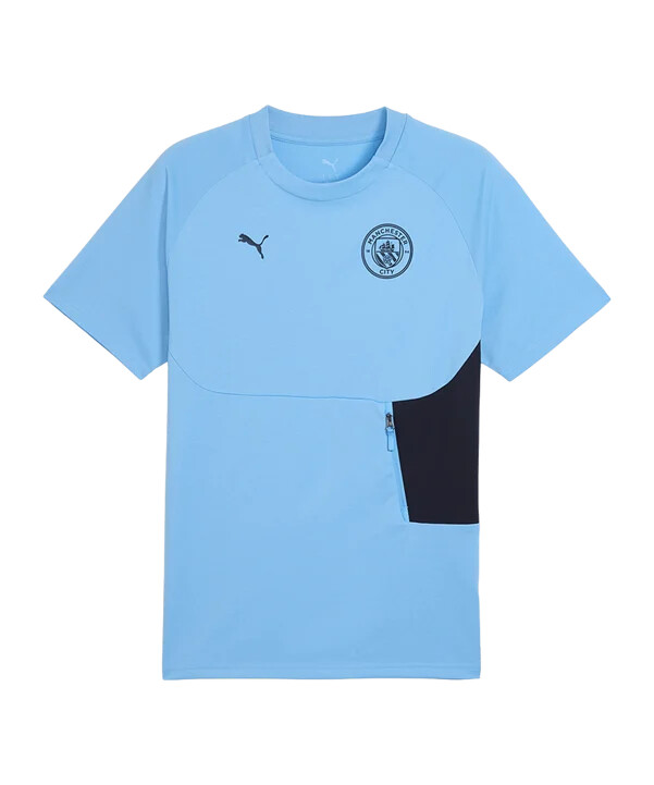 puma manchester city pumatech majica s džepom plava f06