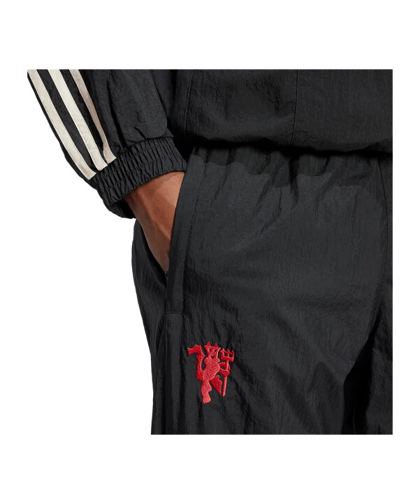 adidas originals manchester united trenirke crne