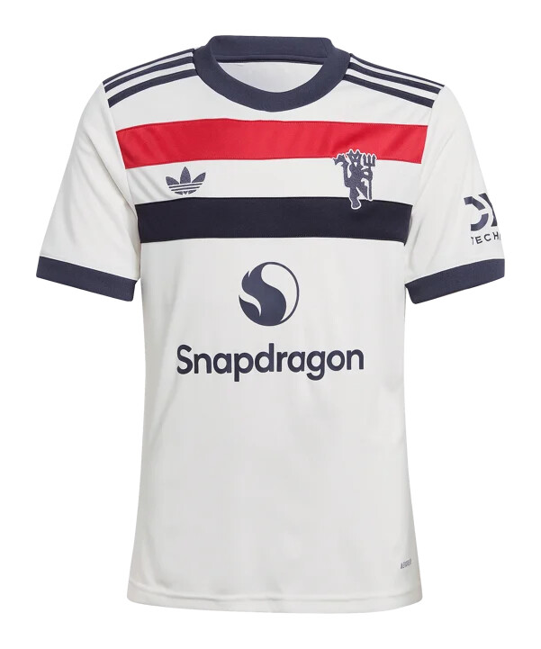 adidas originals manchester united 3. dres 2024.2025. dječji bijeli