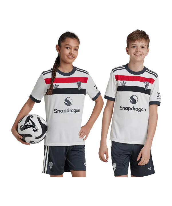 adidas originals manchester united 3. dres 2024.2025. dječji bijeli