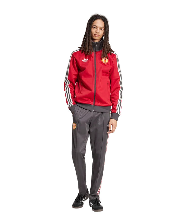 adidas originals manchester united beckenbauer trenirke crne