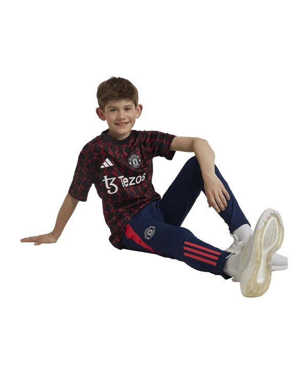 adidas manchester united predmatch dres 2024.2025. dječji crni