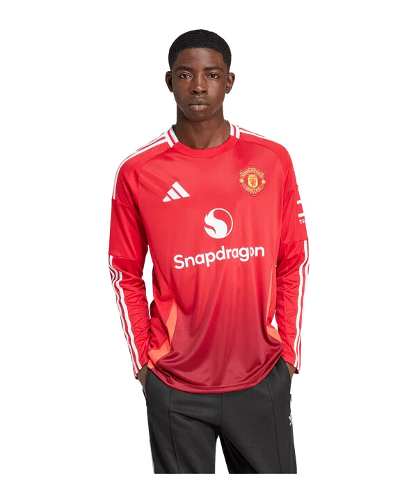 adidas manchester united domaći dres dugih rukava 2024.2025. crveni