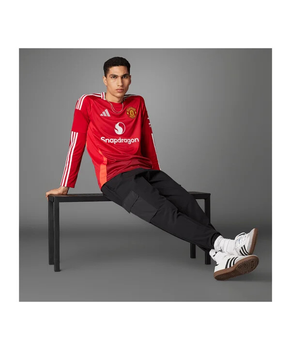 adidas manchester united domaći dres dugih rukava 2024.2025. crveni