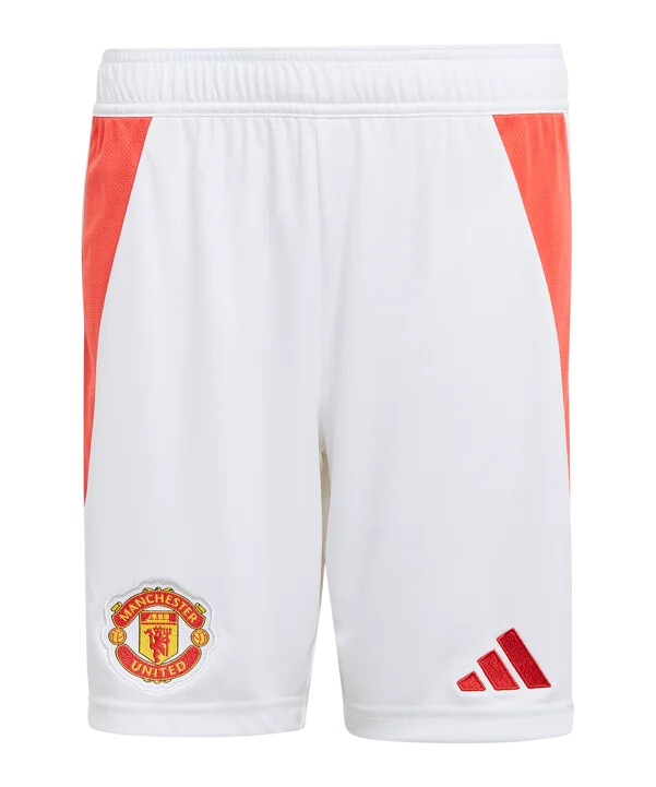 adidas manchester united kratke hlače home 20242025 dječje bijele