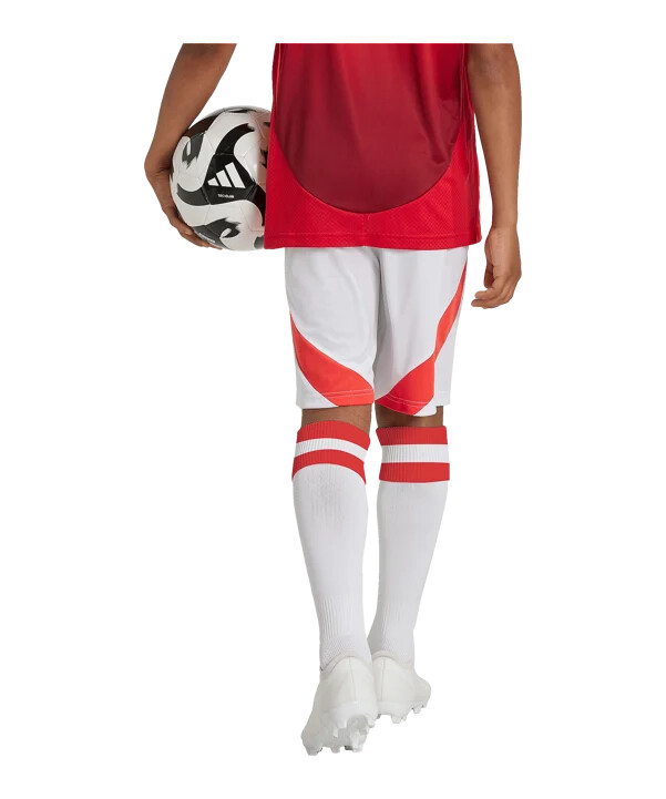 adidas manchester united kratke hlače home 20242025 dječje bijele