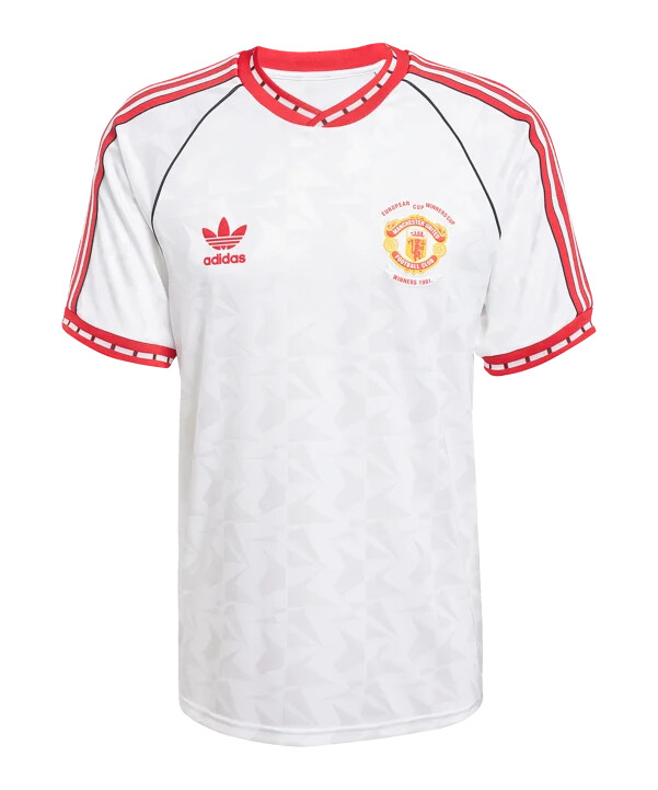 adidas manchester united 1991. gostujući dres bijeli