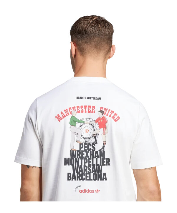 adidas manchester united 1991 majica kratkih rukava bijela