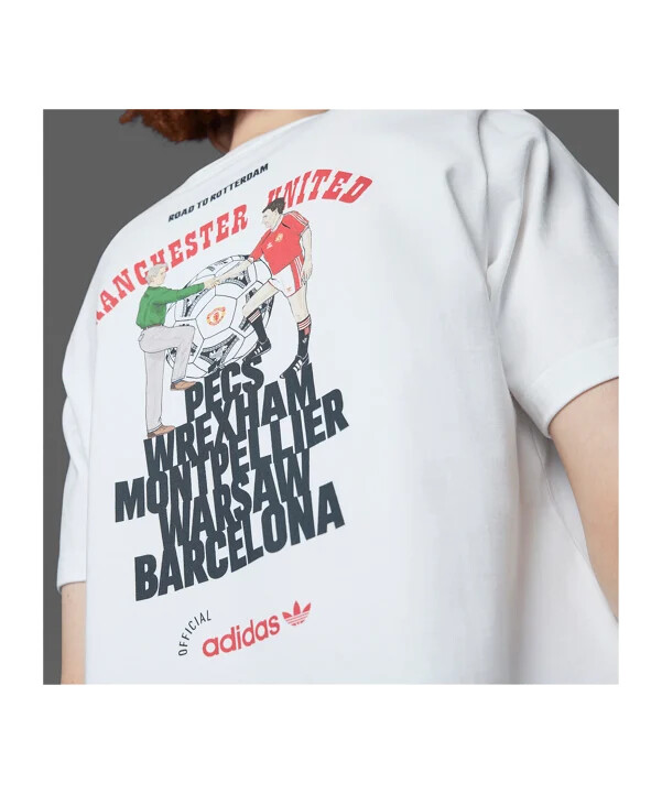 adidas manchester united 1991 majica kratkih rukava bijela