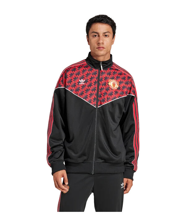 adidas manchester united 1991 sportska jakna crna