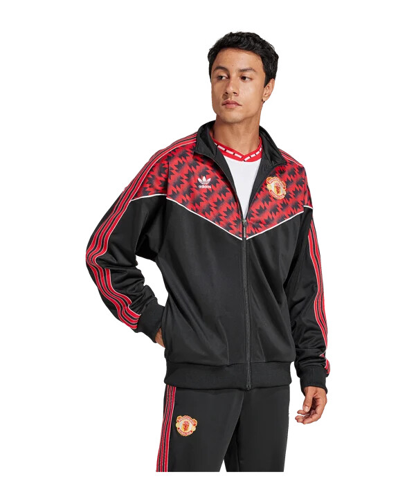 adidas manchester united 1991 sportska jakna crna