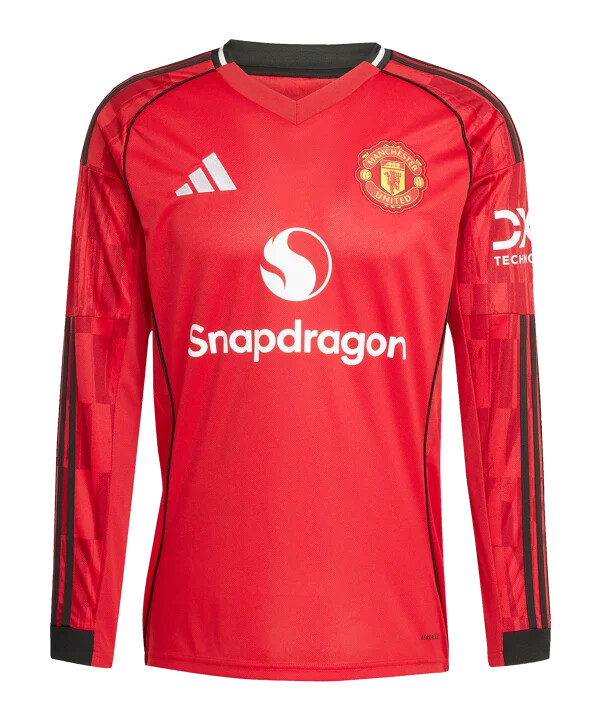 adidas dres manchester uniteda dugih rukava domaći 2025.2026. crveni