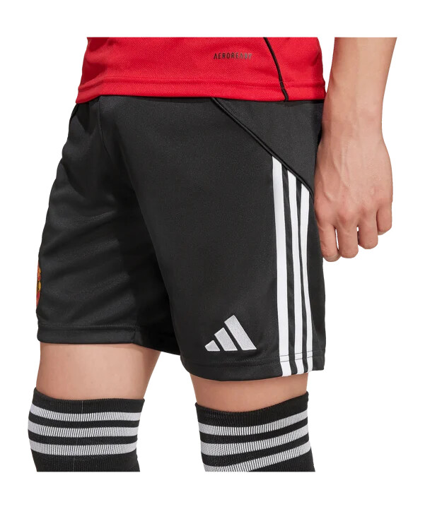 adidas manchester united kratke hlače home 20252026 dječje crne