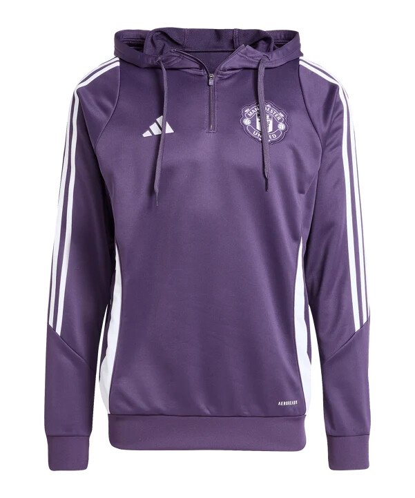 adidas manchester united trening majica s kapuljačom ljubičasta