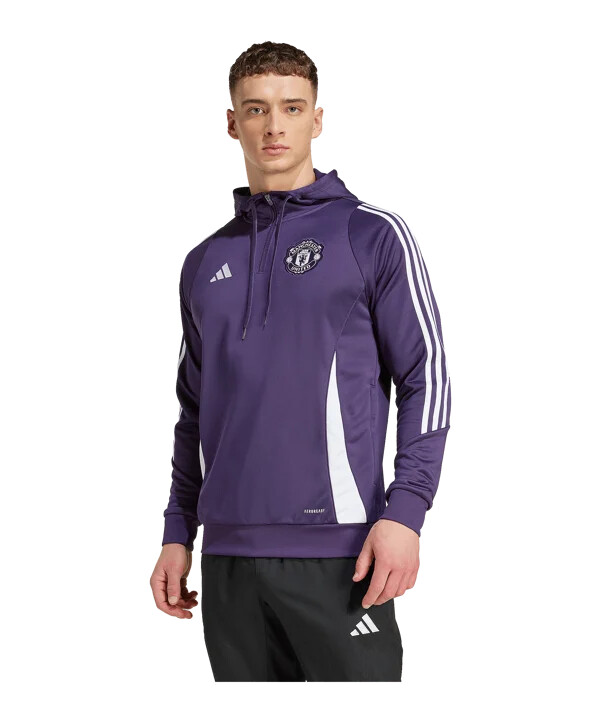 adidas manchester united trening majica s kapuljačom ljubičasta