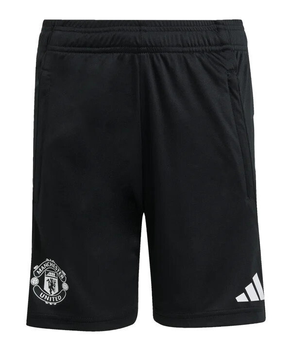 adidas manchester united kratke hlače za trening za djecu crne boje