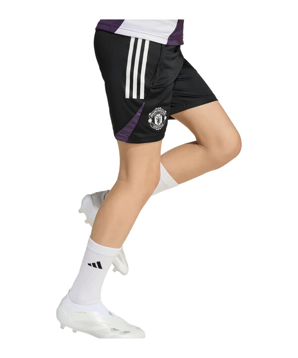 adidas manchester united kratke hlače za trening za djecu crne boje