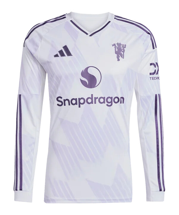 adidas manchester united gostujući dres dugih rukava 2025.2026. bijeli