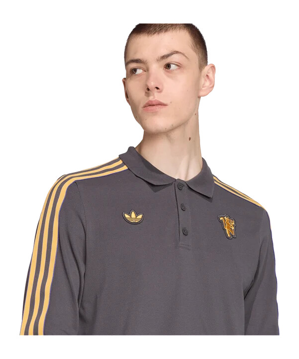 adidas manchester united icon majica dugih rukava crna