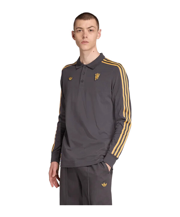 adidas manchester united icon majica dugih rukava crna