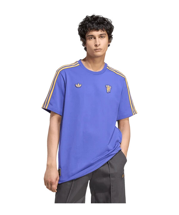 adidas manchester united icons majica kratkih rukava ljubičasta