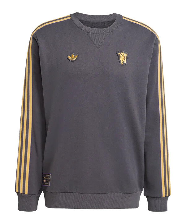 adidas manchester united icon majica s kapuljačom crna