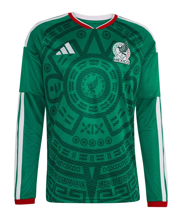 adidas meksiko dugi rukav domaći dres svjetskog prvenstva 2026. zeleni