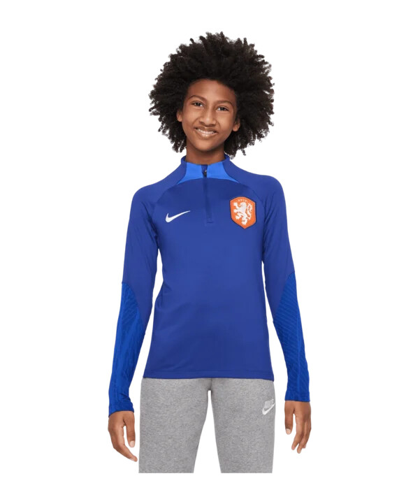nike nizozemska strike drill majica za djecu plava f456