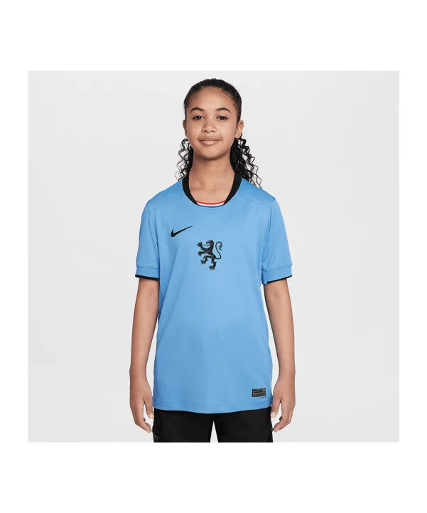nike nizozemska away dres 2025 dječji plavi f489