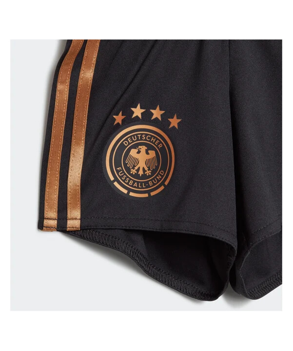 adidas dfb njemačka dječji gostujući dres svjetskog prvenstva 2022. crni