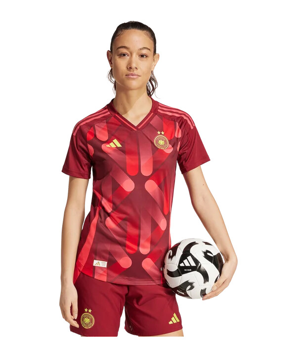 adidas autentični gostujući dres njemačke za euro 2025. Ženski crveni
