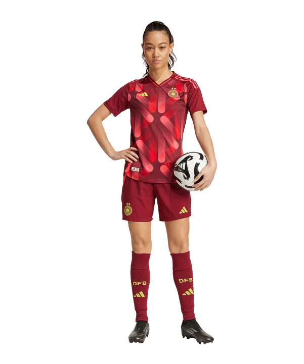 adidas autentični gostujući dres njemačke za euro 2025. Ženski crveni