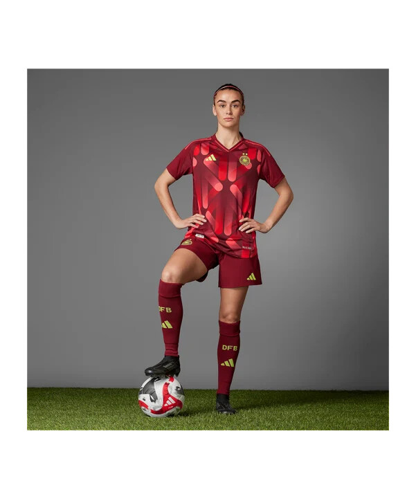 adidas autentični gostujući dres njemačke za euro 2025. Ženski crveni
