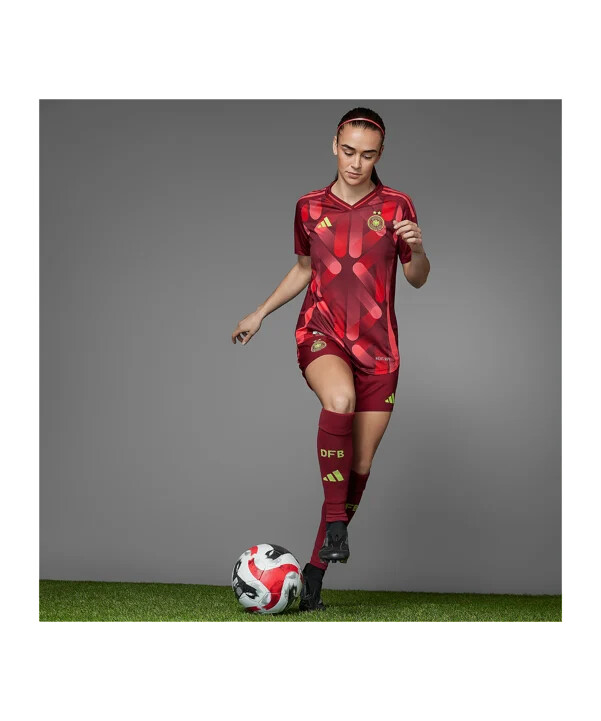 adidas autentični gostujući dres njemačke za euro 2025. Ženski crveni
