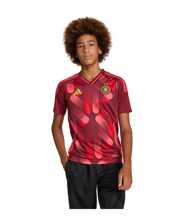 adidas dječji gostujući dres njemačke za euro 2025. crveni
