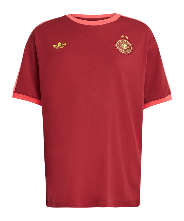 adidas njemačka ženska majica kratkih rukava crvena