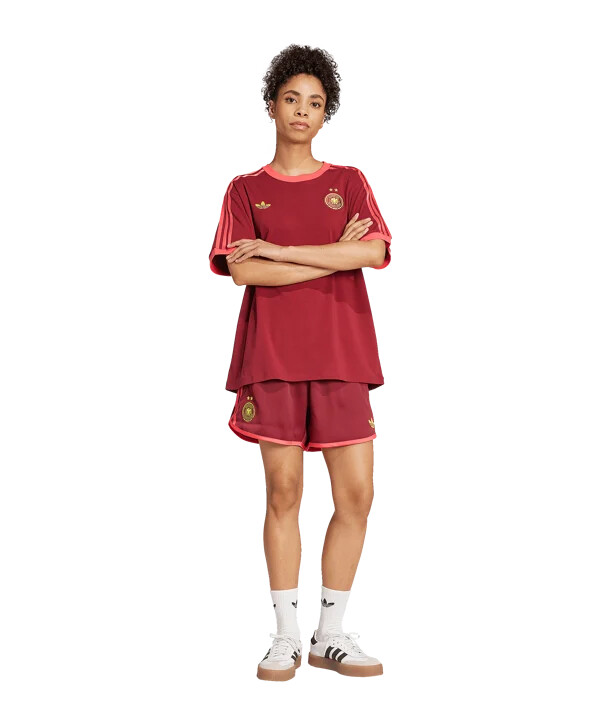 adidas njemačka ženska majica kratkih rukava crvena