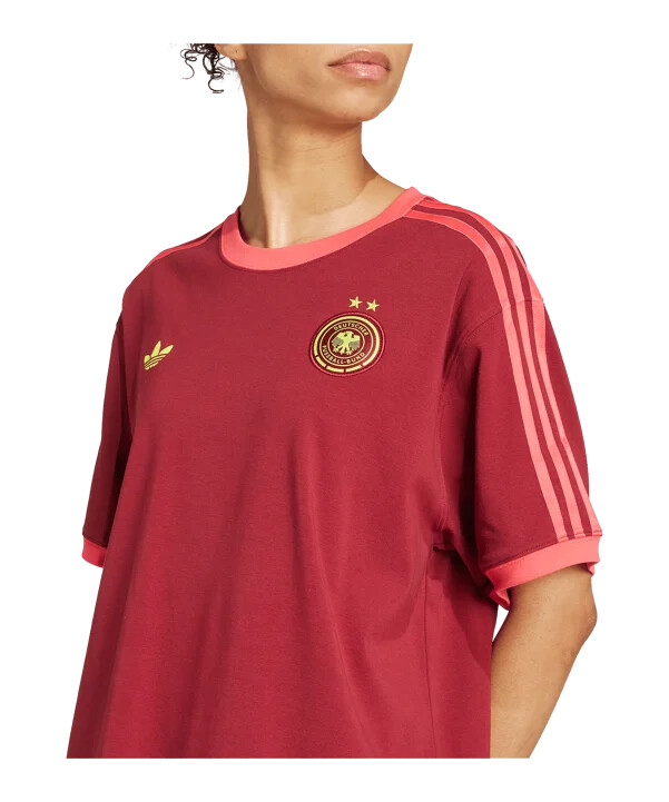 adidas njemačka ženska majica kratkih rukava crvena