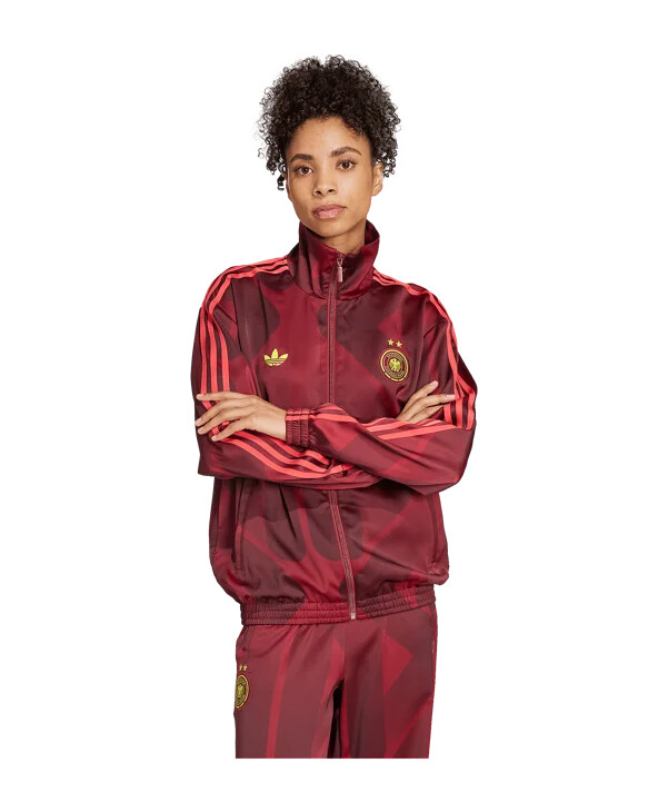 adidas njemačka sportska majica za žene crvena