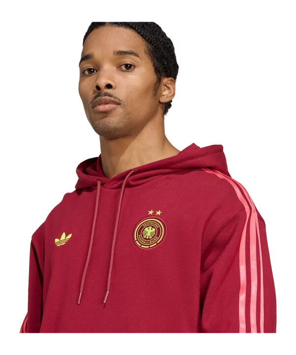adidas njemačka hoodie crvena