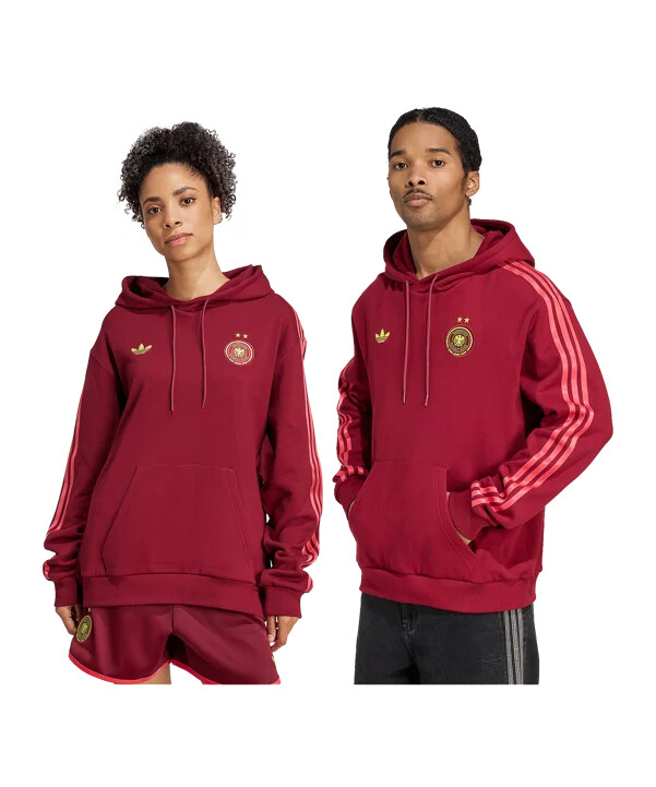 adidas njemačka hoodie crvena