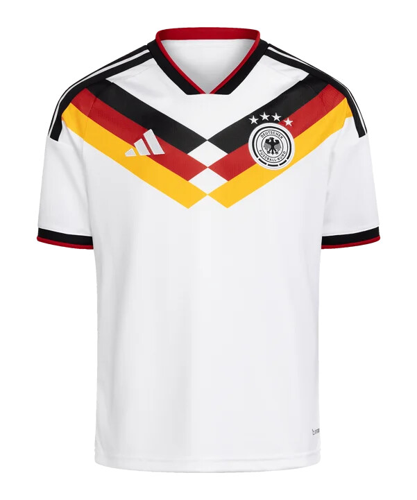 adidas dfb njemačka domaći dres svjetskog prvenstva 2026 dječji bijeli