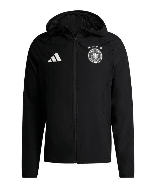 adidas dfb njemačka tiro putna vjetrovka crna