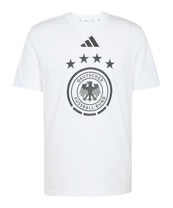 adidas dfb njemačka dna grafička majica kratkih rukava bijela