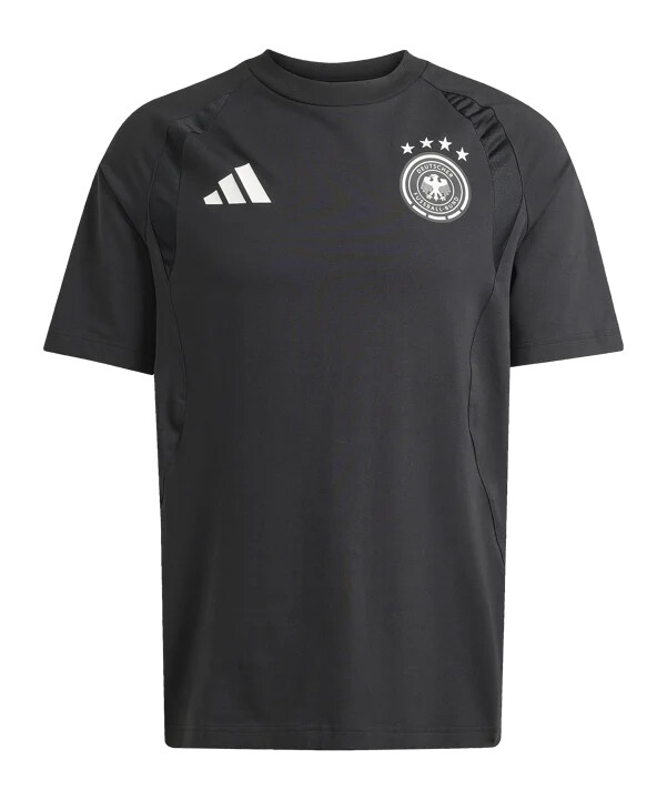 adidas dfb njemačka tiro putna majica kratkih rukava crna