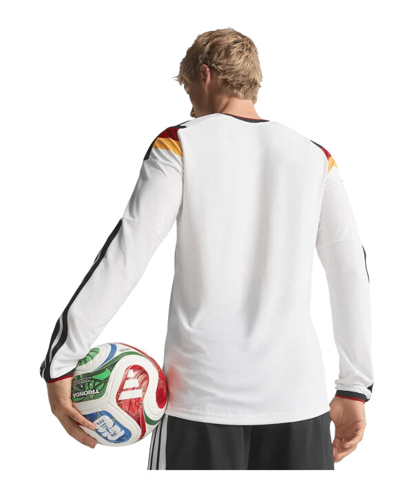 adidas dfb njemačka autentični domaći dres dugih rukava svjetskog prvenstva 2026. bijeli