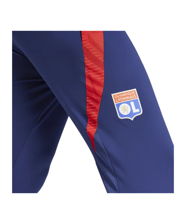 adidas olympique lyon trening hlače plave