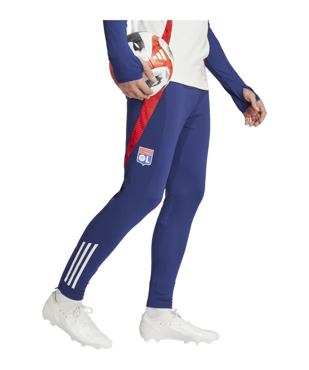 adidas olympique lyon trening hlače plave